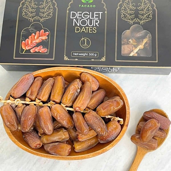 Chà là khô nguyên nhánh (Israel) hộp 500g